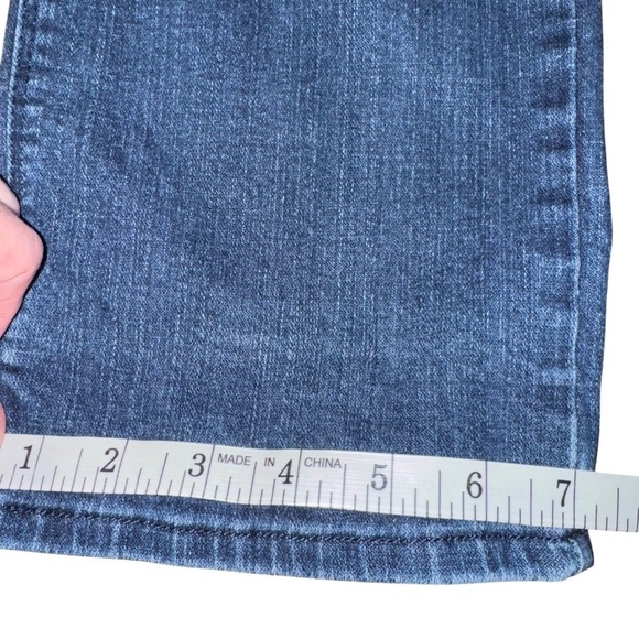 Levi’s 525 Women’s 14 S/C Straight Flap Pocket Dark Wash Med-Rise Denim Jeans - Picture 10 of 11